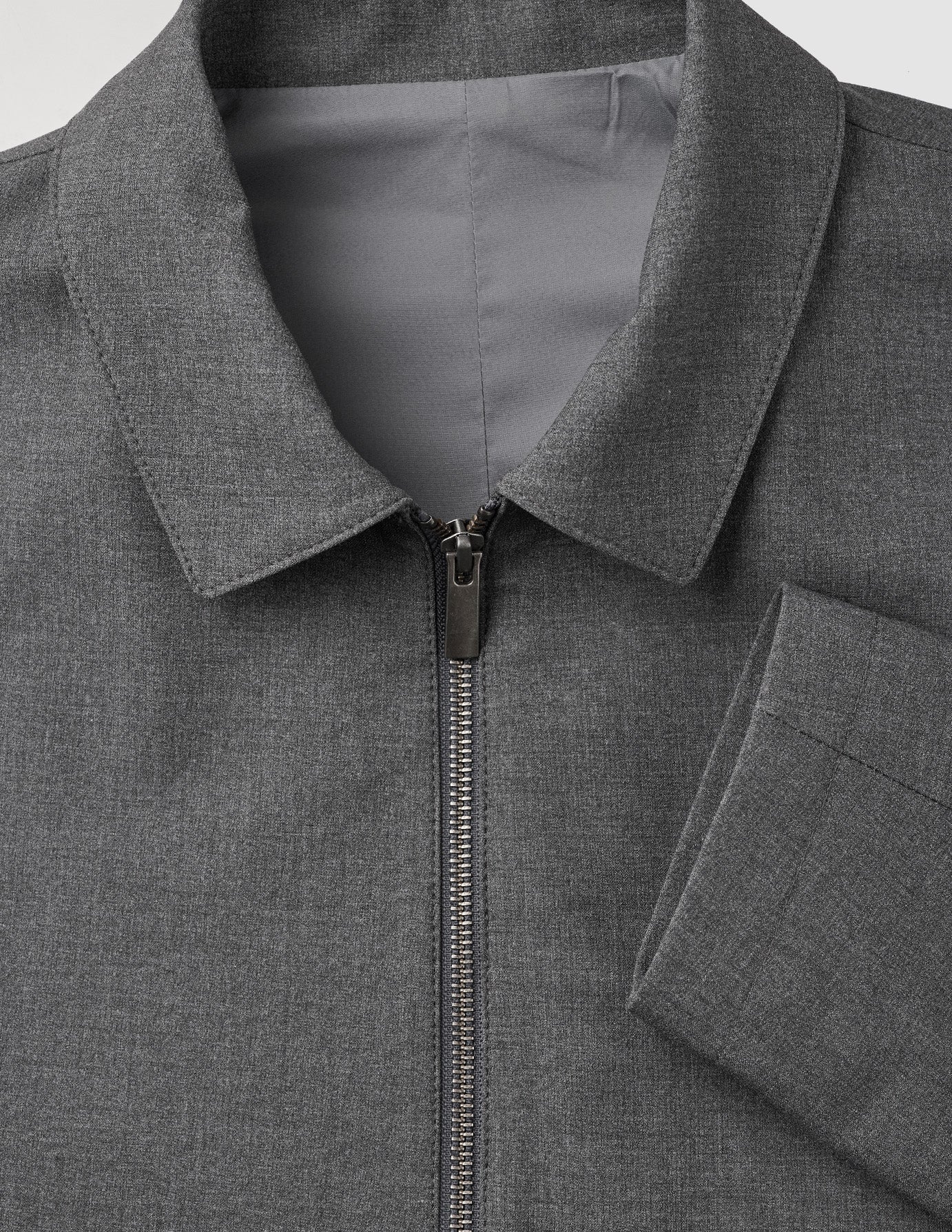 Essential Jacket Dark Grey Melange